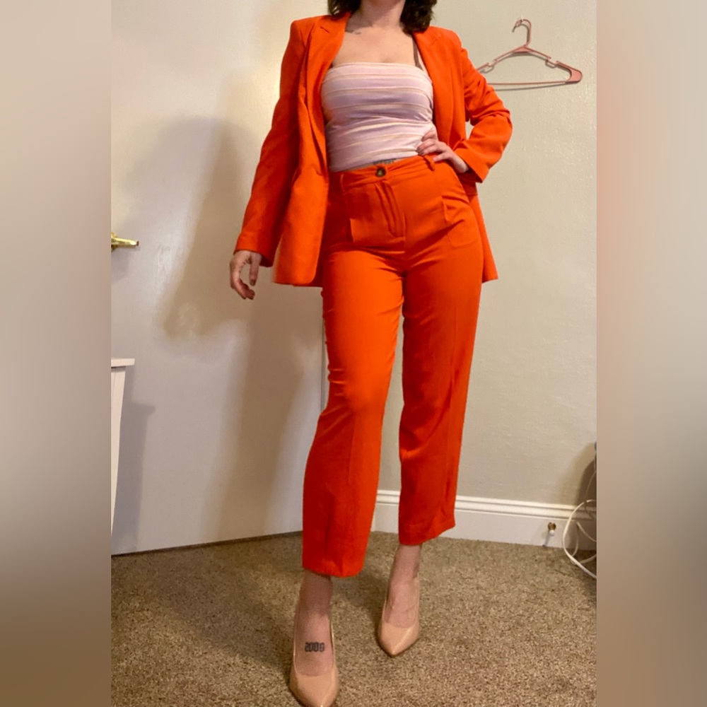Topshop pleated trousers
